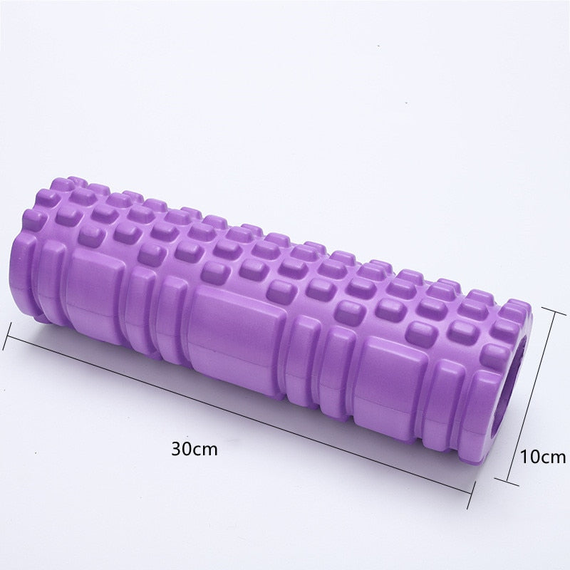 Foam Roller 90cm, Lightweight Muscle Roller - Purple – Beenax